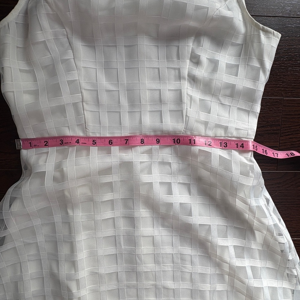 JJs House White Checkered Midi Dress - Picture 6 of 10